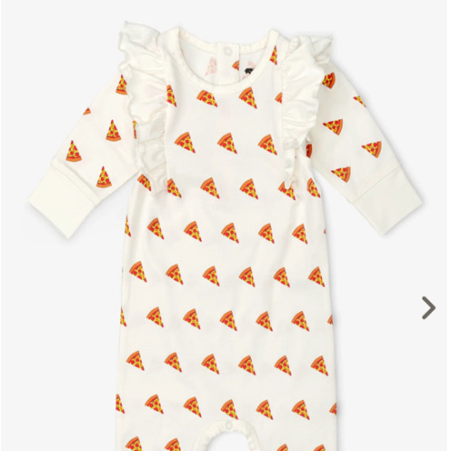 Monica + Andy Pizza Onesie