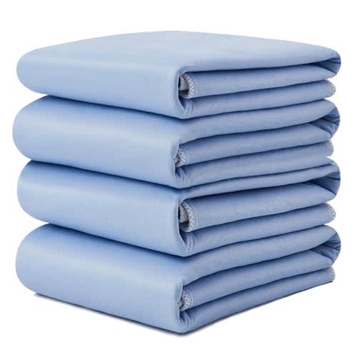 4 Pack 36" x 38" Large Absorbency Incontinence Bed Pads - Quick Drying Washable and Reusable Underpads for Kids, Adults, Elderly Dogs and Pets, Pee Mattress Protective Pad for Bed, Couch, Sofa, Floor