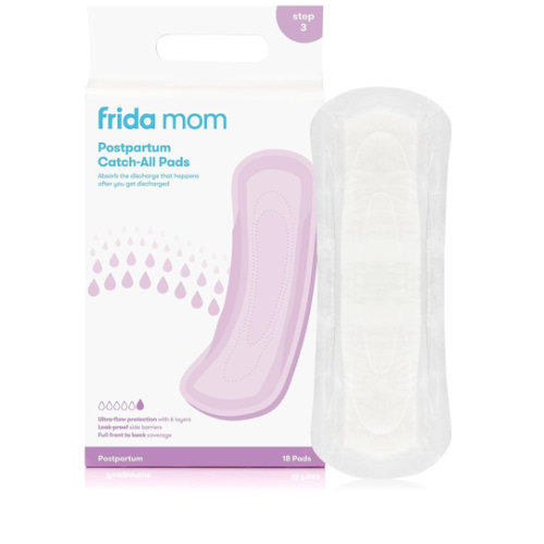 Frida Mom Postpartum Pads, Leak Proof Feminine Care Maxi Pads, 6 Layers of Protection for Maximum Absorbency (18ct)