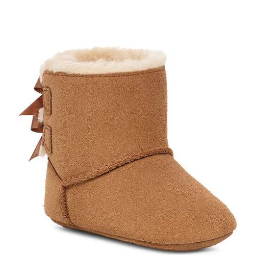 UGG Girls' Baby Bailey Bow Boot Crib Shoes (Infant)