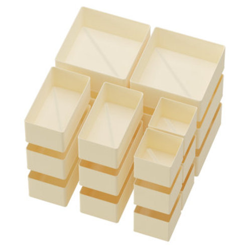 Tooloton 18-Pack Drawer Organizer Bins for Clothes, Nursery and Closet Storage Dividers for Baby Clothes, Underwear, and Socks & Reviews | Wayfair