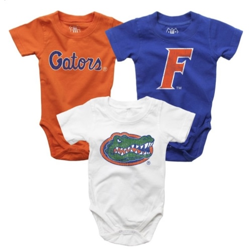 University of Florida Infant Bodysuit 3-Pack
