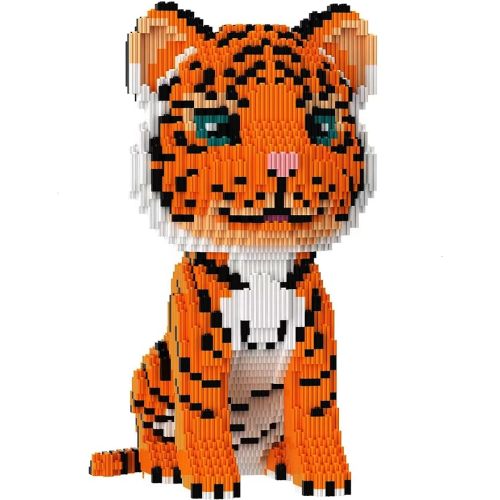 Animal Tiger Micro Building Blocks Set(6488PCS) Gift for Adults and Kids