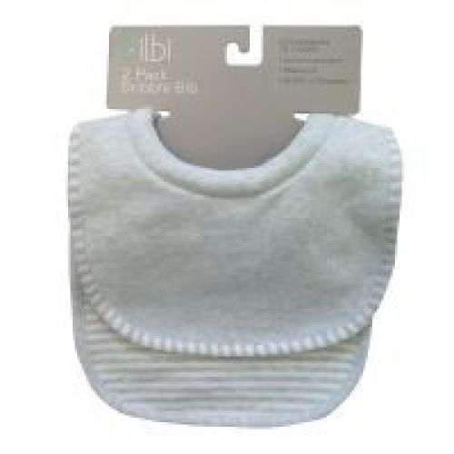 Bilbi Dribble Bib - Melange Blue - 2 Pack