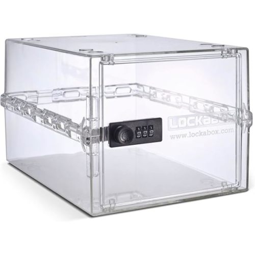 Lockabox One Lockable Storage Box for Food, Medicines, Tech and Home Safety