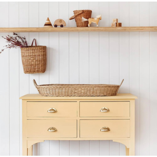 Bayu Rattan Changing Basket – Olli Ella USA