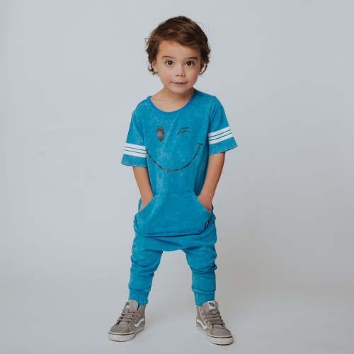 Blue Winky Smiley Rag | Kids Rompers & Jumpsuits | RAGS.com · RAGS.com