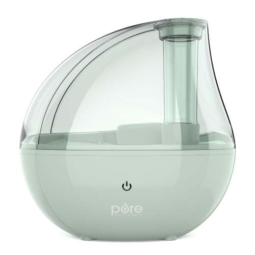 Pure Enrichment® PureBaby® Ultrasonic Cool Mist Humidifier & Soft Glow Night Light, Whisper-Quiet and Ideal for Baby Nurseries & Kids Bedrooms to Relieve Congestion, Colds, & Coughs (Whisper Green)
