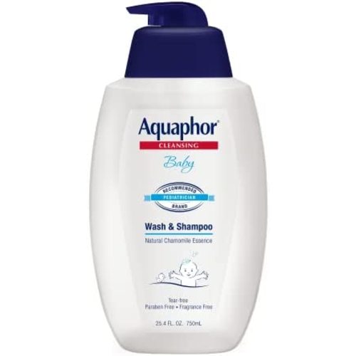 Baby Wash and Shampoo, Unscented Baby Shampoo and Wash, 25.4 Fl Oz Pump Bottle