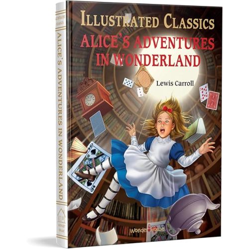 Illustrated Classics - Alice in Wonderland: Abridged Novels With Review Questions Hardcover – July 25, 2020