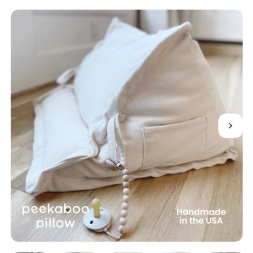 Peekaboo Pillow™ Official Site - Organic Infant Lap Pillow