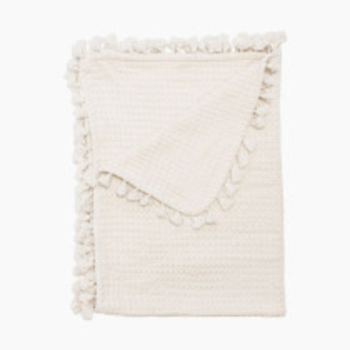 Crane Baby Waffle Knit Blanket - Birch