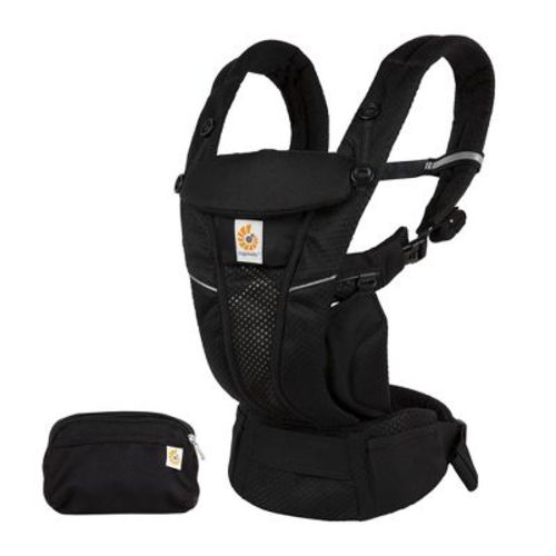 Ergobaby Omni Breeze All Carry Positions Breathable Mesh Baby Carrier For Newborn To Toddler - Onyx Black