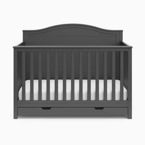 Storkcraft Moss 4-in-1 Convertible Crib with Drawer - Gray