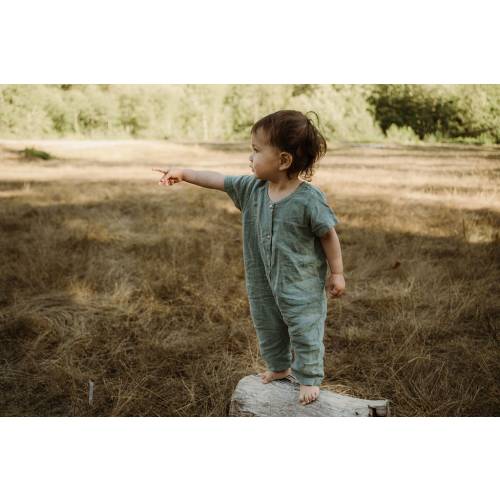 Kids linen jumpsuit, baby linen romper, linen overalls, summer romper, kids jumpsuit, NB -0 years