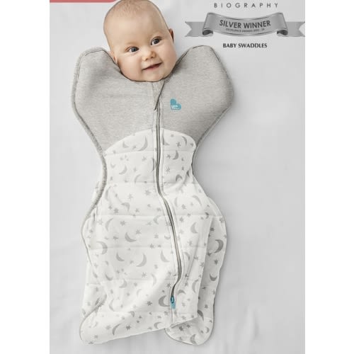 Swaddle Up™ 3.5 TOG Cotton White Moonlight