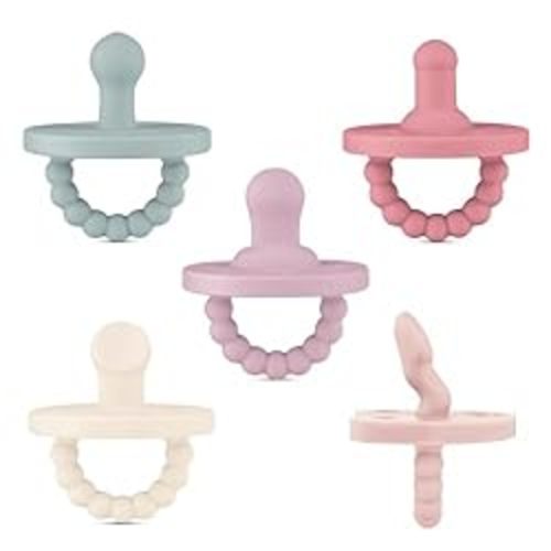 Ryan & Rose Cutie PAT Pacifier Teether (Starter Kit, Blossom)