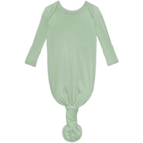 Posh Peanut Newborn Knotted Baby Gowns 0-3 Months - Easy-Tie Hospital Outfit Viscose from Bamboo Sleepers for Baby Boy & Girl