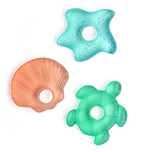 Itzy Ritzy Cutie Coolers 3pk Teether Set - Seaside