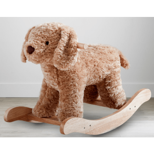 Labradoodle Plush Nursery Rocker