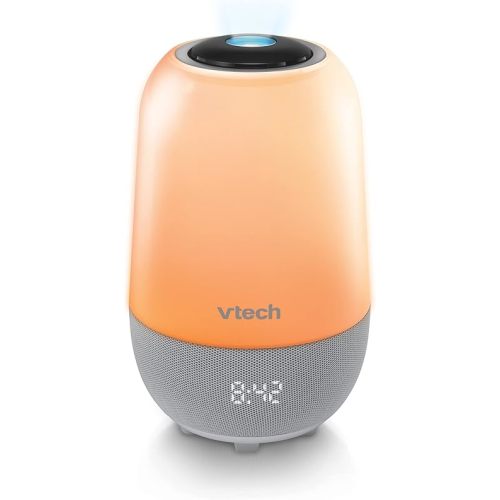 VTech BC8313 V-Hush Soothing Sleep Trainer with 200+ Stories/Songs/Sounds & Sleep Program. Portable Bluetooth HD Speaker, Multi-Color NightLight, Ceiling Projector & Record Your own Voice