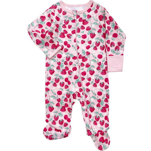 Wonder Nation Baby Gender Neutral Zip Front Footed Sleep N Play Pajamas, Sizes Preemie-6/9 Months