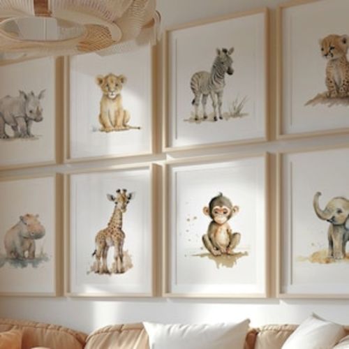 Watercolor Animal Prints