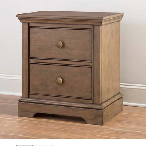 Westwood Hanley Collection 2 Drawer Nighstand in Cashew – Bambi Baby