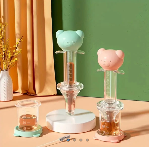 Silicone Baby Medicine Feeding Syringe and Pacifier Device – Ambles Rose