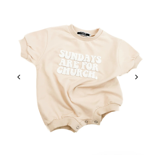 Sundays Are For Church Bubble Jumpsuit