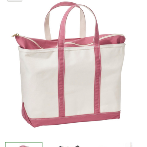 L.L. Bean, Boat and Tote®, Zip-Top, Diaper Bag, Large, Vintage Rose