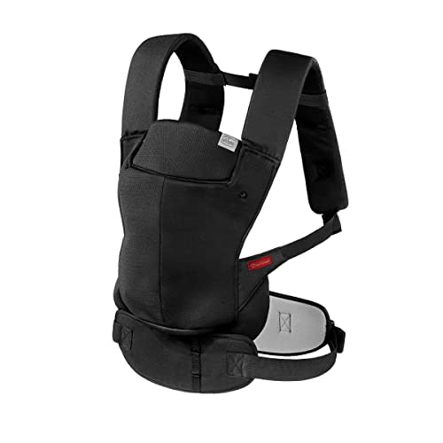 Chicco SnugSupport 4-in-1 Infant Carrier, Front and Back Carry Positions, Infant Backpack, Baby Carrier Newborn to Toddler, for Infants 7.5-33 lbs. | Black/Black