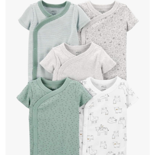 Simple Joys by Carter's unisex-baby 5-pack Side Snap Short-sleeve Bodysuit