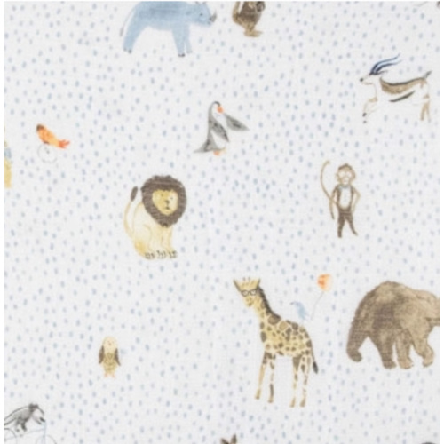 Little Unicorn Cotton Muslin Crib Sheet - Party Animals