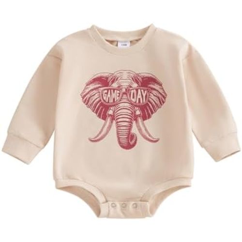 Baby Football Outfits Boy Girl Football Season Romper Long Sleeve Top Sweater Onesie Newborn Clothes