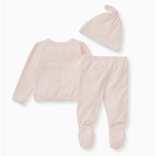 Organic Raised Terry Bee Take Me Home 3 Piece Set - Ranunculus – Burt's Bees Baby
