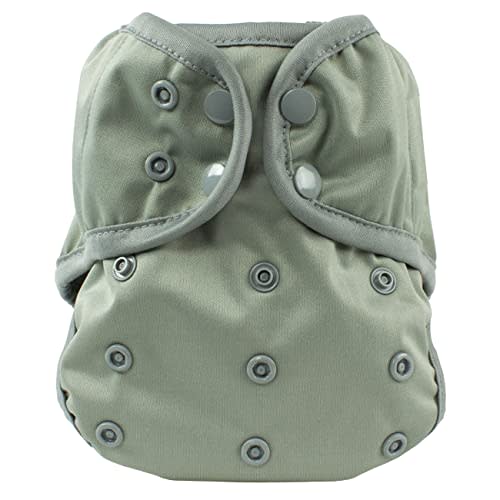 OsoCozy One Size Reusable Cloth Diaper Covers - Adjustable Snap Fit & Double Leg Gussets. Fits Babies from 8-35 Pounds.