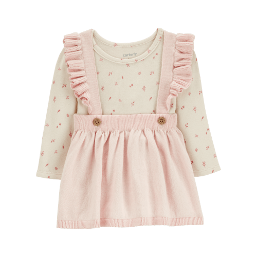 Baby 2-Piece Long-Sleeve Bodysuit & Sweater Knit Jumper Set - Carter's | Carter's
