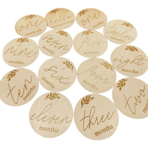Baby Milestone Cards for Baby Photo Newborn Shower Gift Kids Monthly Milestones