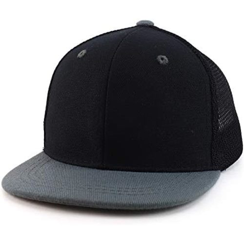 Trendy Apparel Shop Infant to Toddler Size Structured Flatbill Mesh Cap