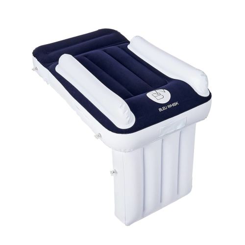 BleuWhisk Inflatable Toddler Travel Bed - Airplane Bed for Kids, Airplane Seat Extender for Kids - Plane Bed for Toddler Baby Air Mattress