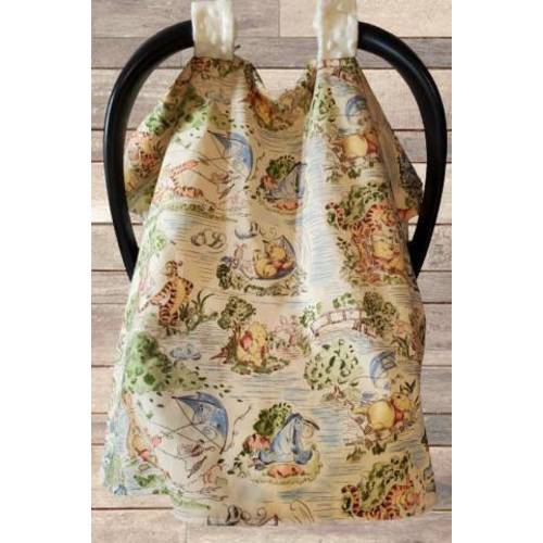 Winnie the Pooh Carseat Cover/Canopy