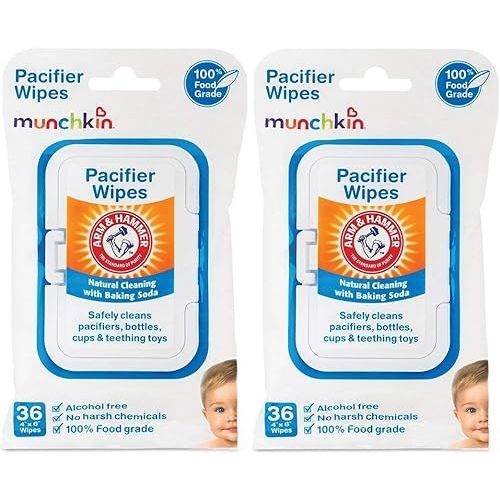Munchkin Arm and Hammer Pacifier Wipes (2 Pack)
