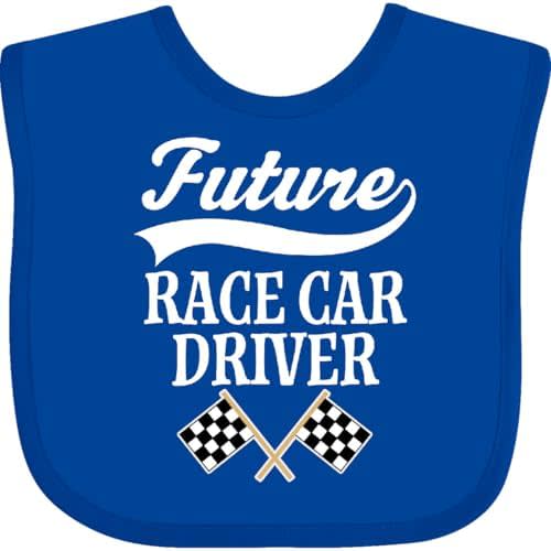 inktastic Future Race Car Driver Racing Baby Bib