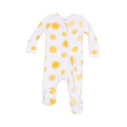 Unisex Happy Suns 2 Way Zipper Footie - Baby