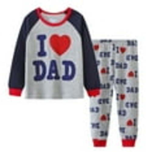 HABDGIKS Kids Pj's Outfit Lounge Set Boys Girls Kids Letter Print Casual Long Sleeve Toddler Sleepwear Clothing Suits