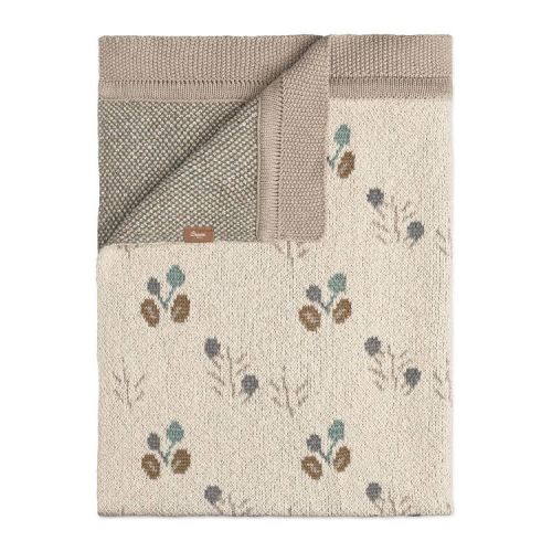 Crane Baby Avery 100% Organic Cotton-Knitted Blanket