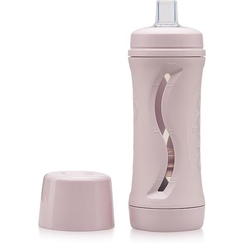 Subo Baby Food Bottle | No Mess Baby Toddler Self Feeder | Squeeze Free Design for Purees, Smoothies, Yogurt, Oatmeal, or Thickened Liquids | Reusable Silicone Washable Cup (Musk)