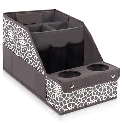 MULISOFT Car Seat Organizer - Backseat with 11 Compartments, 2 Cup Holders, and 2 Oversized Side Pockets for Travel and Storage