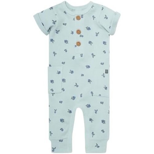 Modern Moments by Gerber Unisex Baby Short Sleeve Long Leg Romper